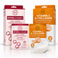 Korean Under Eye Pad Duo - Vitamin C, Collagen & Retinol - 10 Pairs