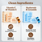 Korean Eye Cream Duo - Vitamin C & E and Hyaluronic Acid & Ceramide - 2 x 30 mL