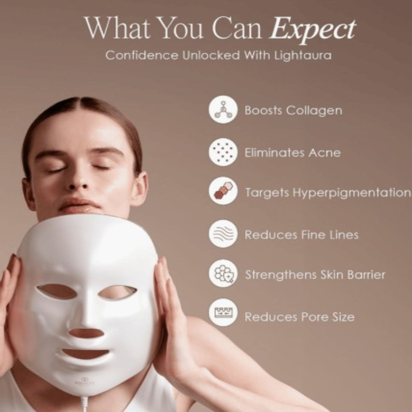 7-Color LED Light Therapy Facial Mask for Radiant Skin