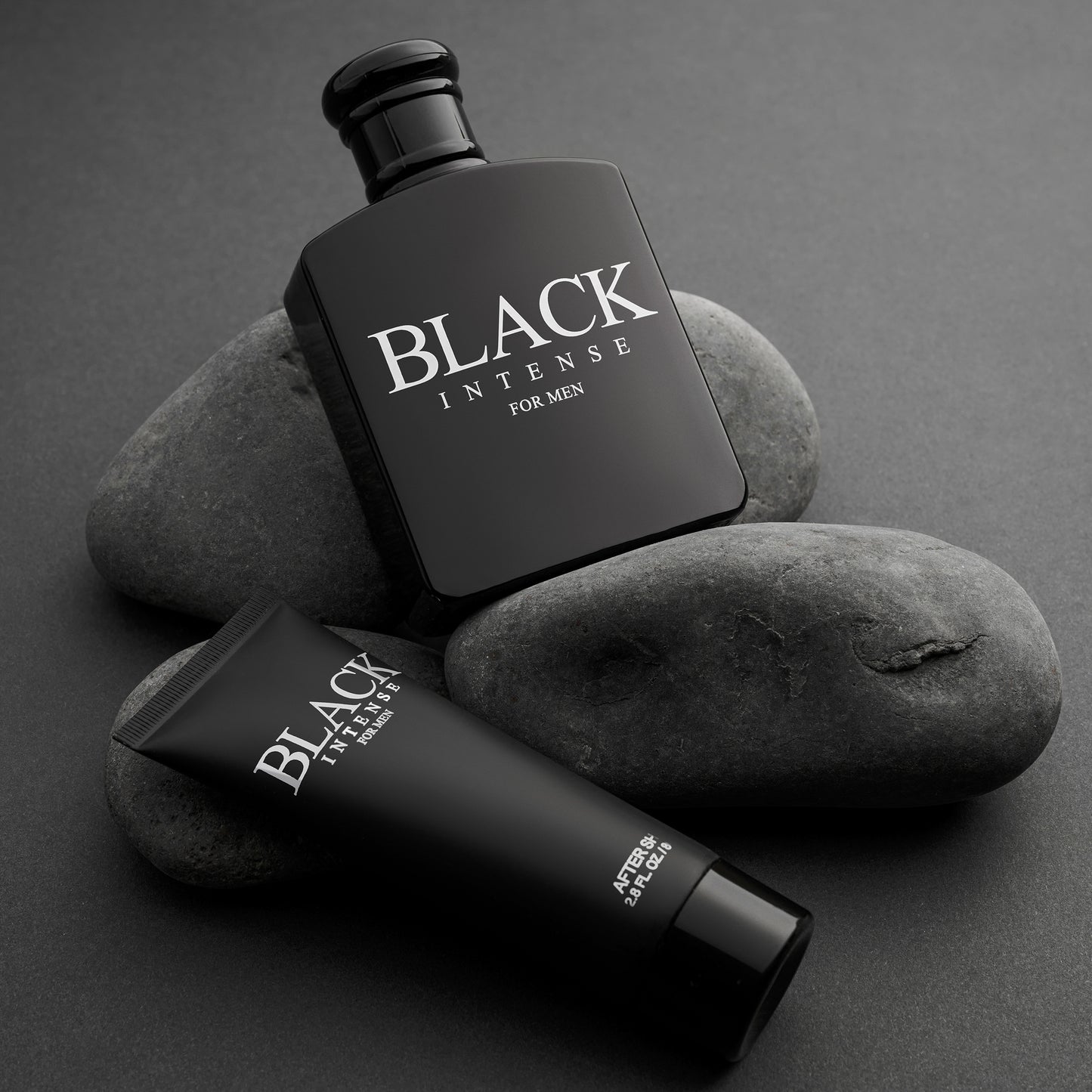Black Intense Mens Gift Set  - 2Pc Perfume and After Shave Cream Kit