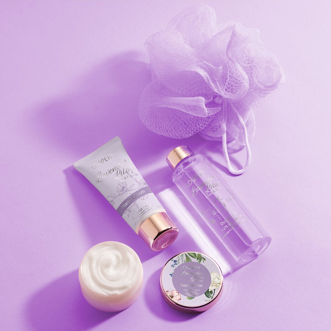 Lavender Lilac 5pc Home Spa Gift Set – Lovery