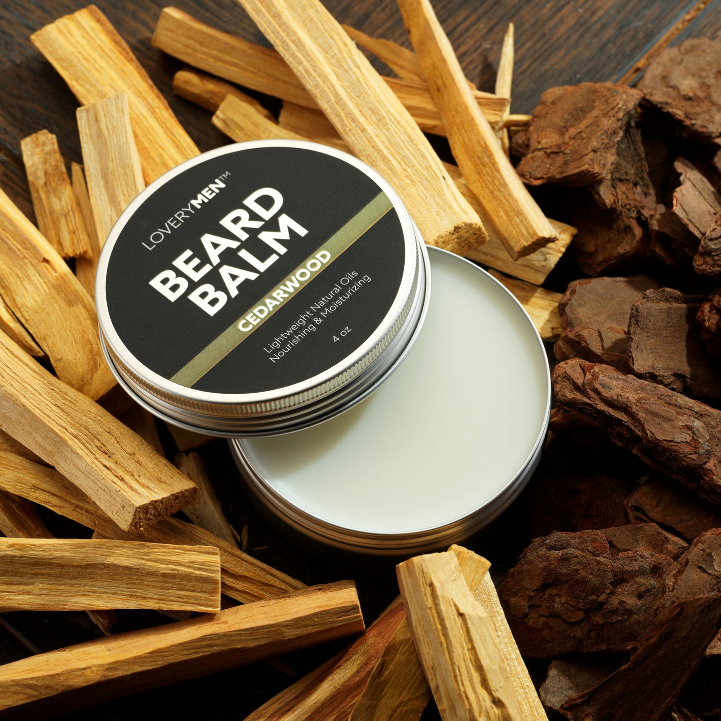 Cedarwood Beard Balm - 4oz Beard Butter & Softener