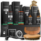 Beard Grooming and Growth Kit, 12Pc Mens Beard Care Trimmer Kit