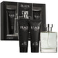Lovery Black Intense Mens Bath and Body Home Spa Gift - 3pc Beauty Set