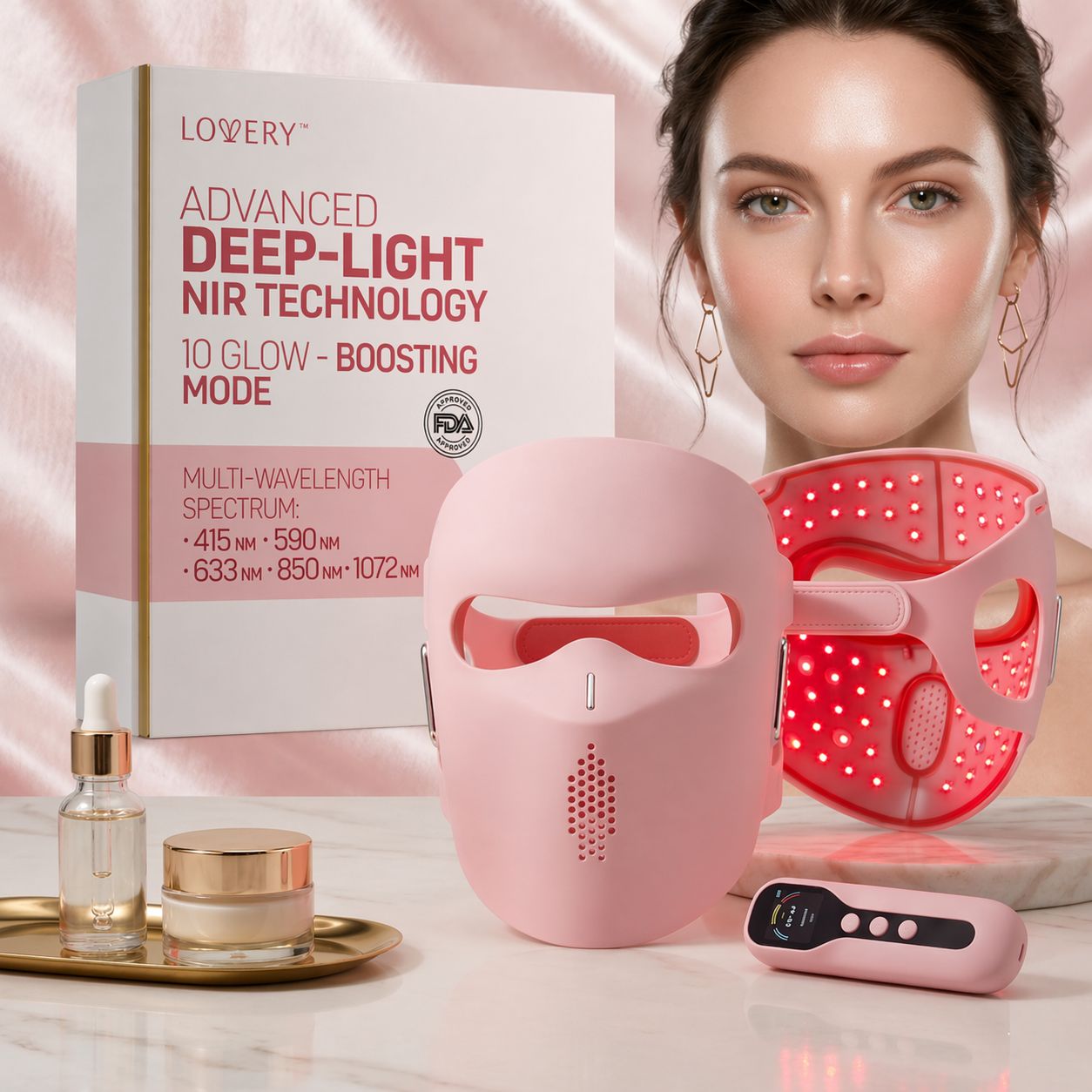 Red Light Therapy for Face 510(k) FDA-Cleared – Dermatologist