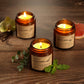 Scented Soy Candles - 6pc Amber Jar Long Lasting Candle Gifts