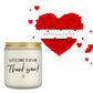Thank You Gifts for Women, Men, Mom, Dad, Coworkers, Nurse, Clients - Hostess Gifts for Women - Teacher, Boss, Employee, Friends, Farewell, Birthday, Appreciation Gifts, 10oz Soy Wax Candle