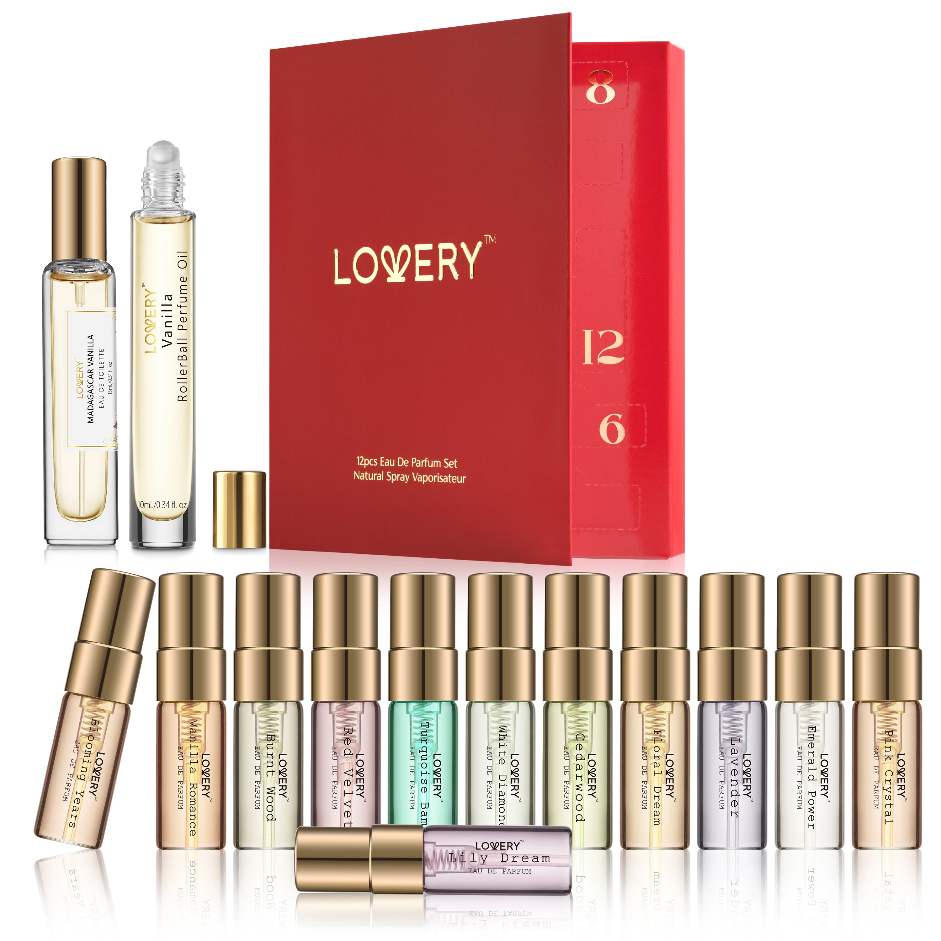 Perfume Gifts for Women 2025 - 14pc Perfume Fragrance Advent