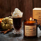 Pumpkin Spice Latte Aromatherapy Candles - 9oz Home Scented Soy Candle