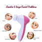 Lovery 4 in 1 Facial Cleansing System - Complete Skincare Solution with 4 Attachments & Storage Case