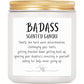 Lovery Congratulations Gifts for Women Men, Inspirational Gifts for Women or Men, Friends Coworkers, Birthday Gifts for her Boss Lady, New Job, Promotion Gifts for Women Men, 7oz Badass Scented Candle