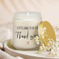 Thank You Gifts for Women, Men, Mom, Dad, Coworkers, Nurse, Clients - Hostess Gifts for Women - Teacher, Boss, Employee, Friends, Farewell, Birthday, Appreciation Gifts, 10oz Soy Wax Candle