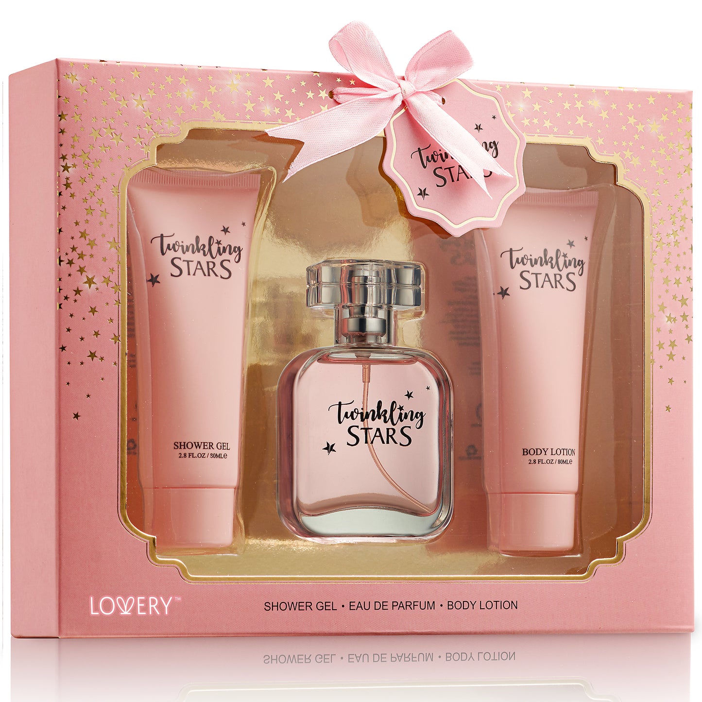 Twinkling Stars Perfume Kit – 3Pc Bath & Body Gift Set