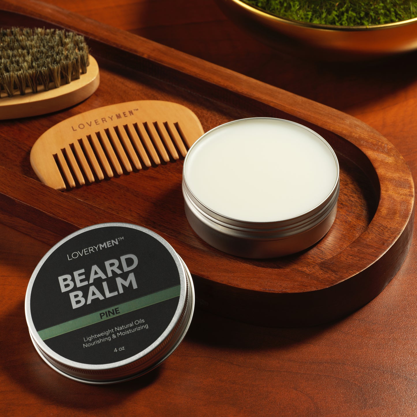 Pine Beard Balm-4oz-Conditioning & Styling Beard Wax