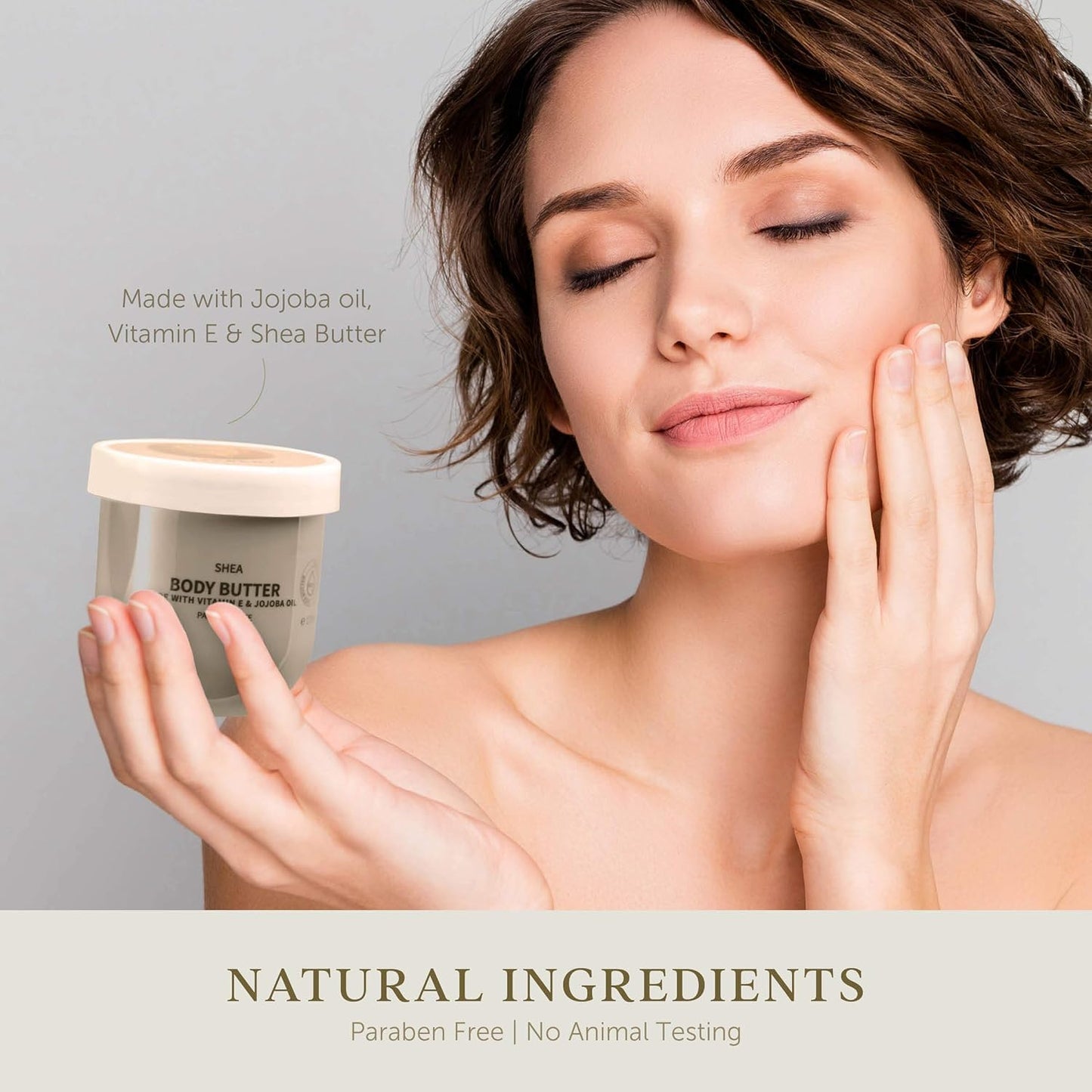 Whipped Body Butters Gift Set with Bow - 6Pc Moisturizing Lotions