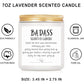 Lovery Congratulations Gifts for Women Men, Inspirational Gifts for Women or Men, Friends Coworkers, Birthday Gifts for her Boss Lady, New Job, Promotion Gifts for Women Men, 7oz Badass Scented Candle
