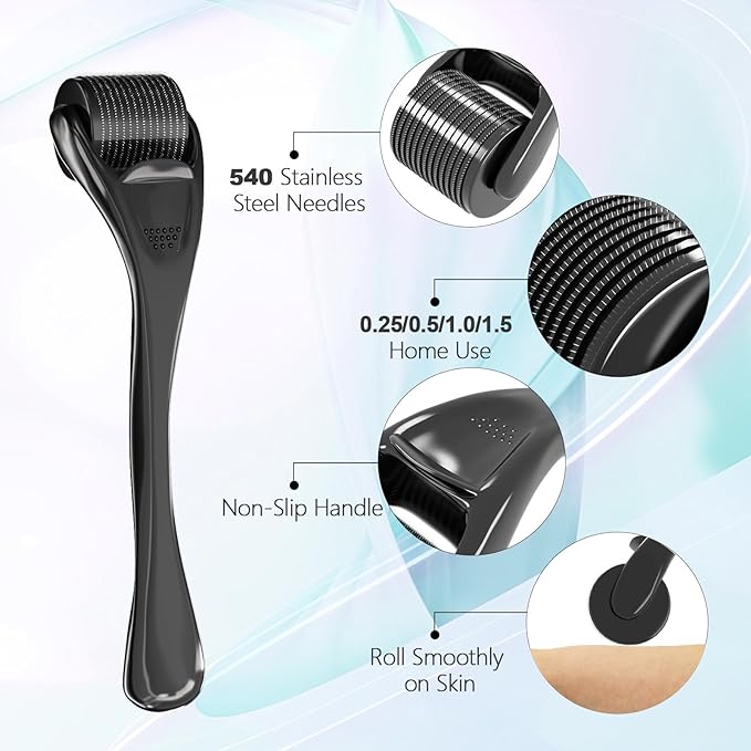 Micro Needle Derma Roller for Face and Body - Beard Care Tool