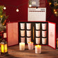 2025 Advent Calendar Candle Gifts - 12pc Aromatherapy Scented Candles, Pen, Wick Trimmer & Calendar