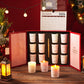 2025 Advent Calendar Candle Gifts - 12pc Aromatherapy Scented Candles, Pen & Calendar