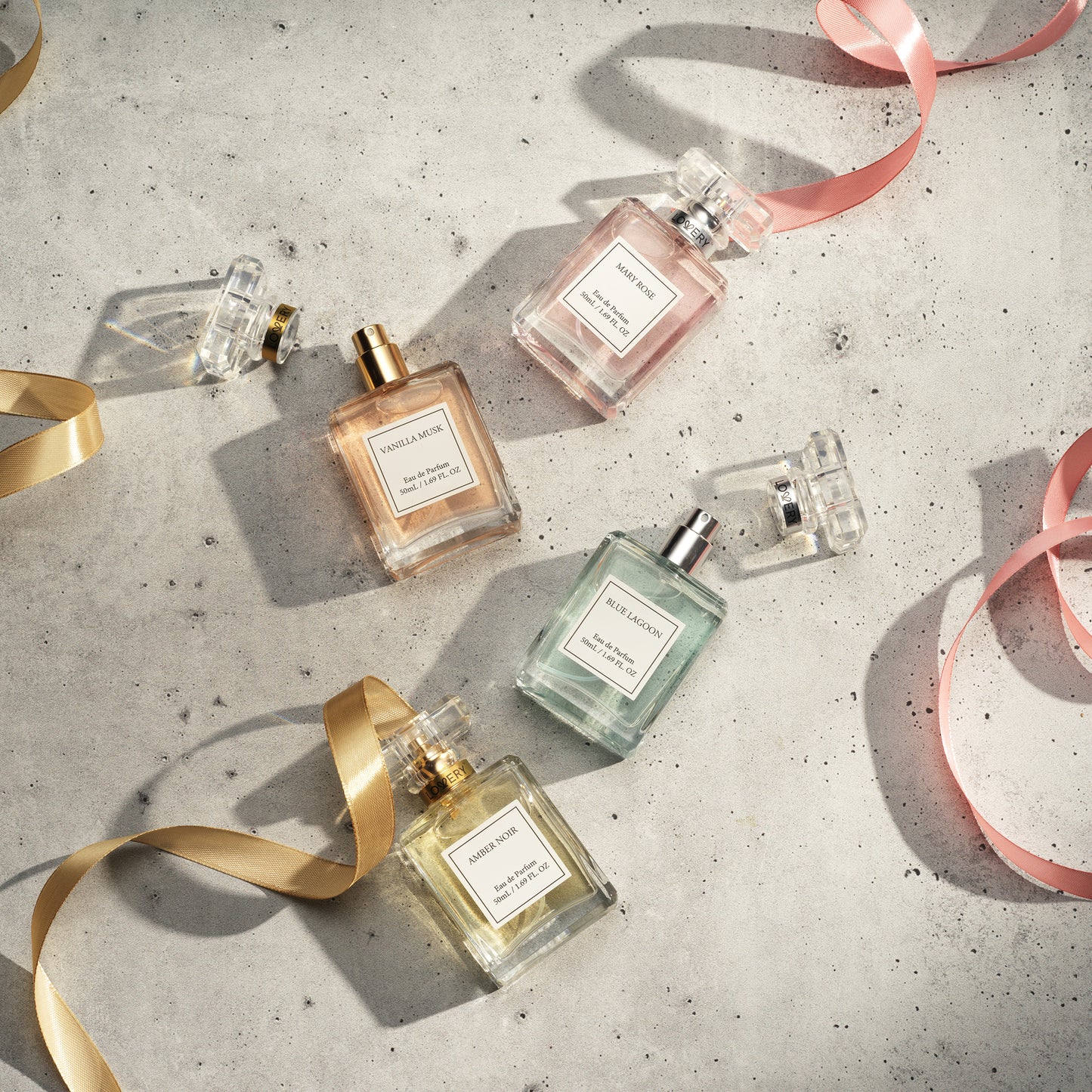 Perfume Set for Women - 4pc Floral Parfum Sampler Gifts