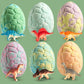 Dinosaur Egg Bath Bombs - 12pc Gift Toys with Dino Surprises Inside