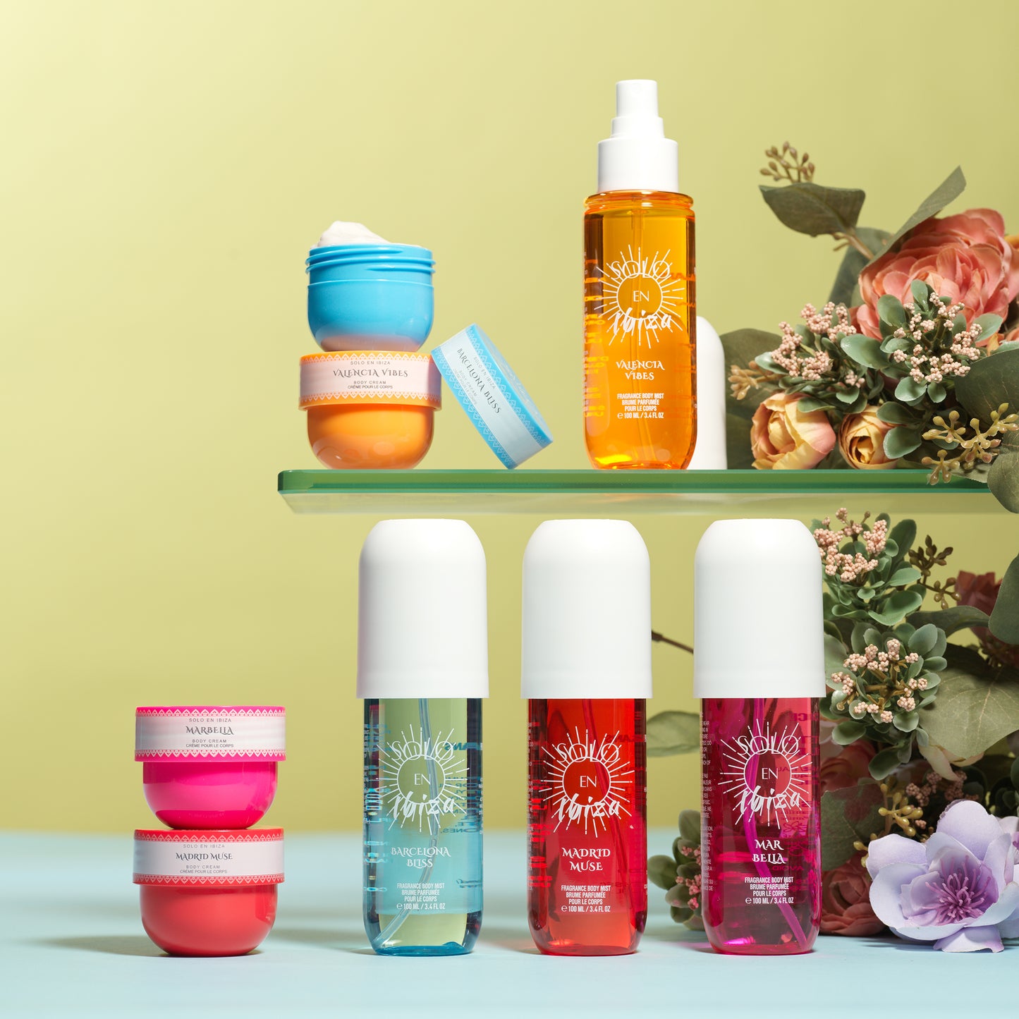 8-Pc. Solo En Ibiza Body Mist And Cream Gift Set