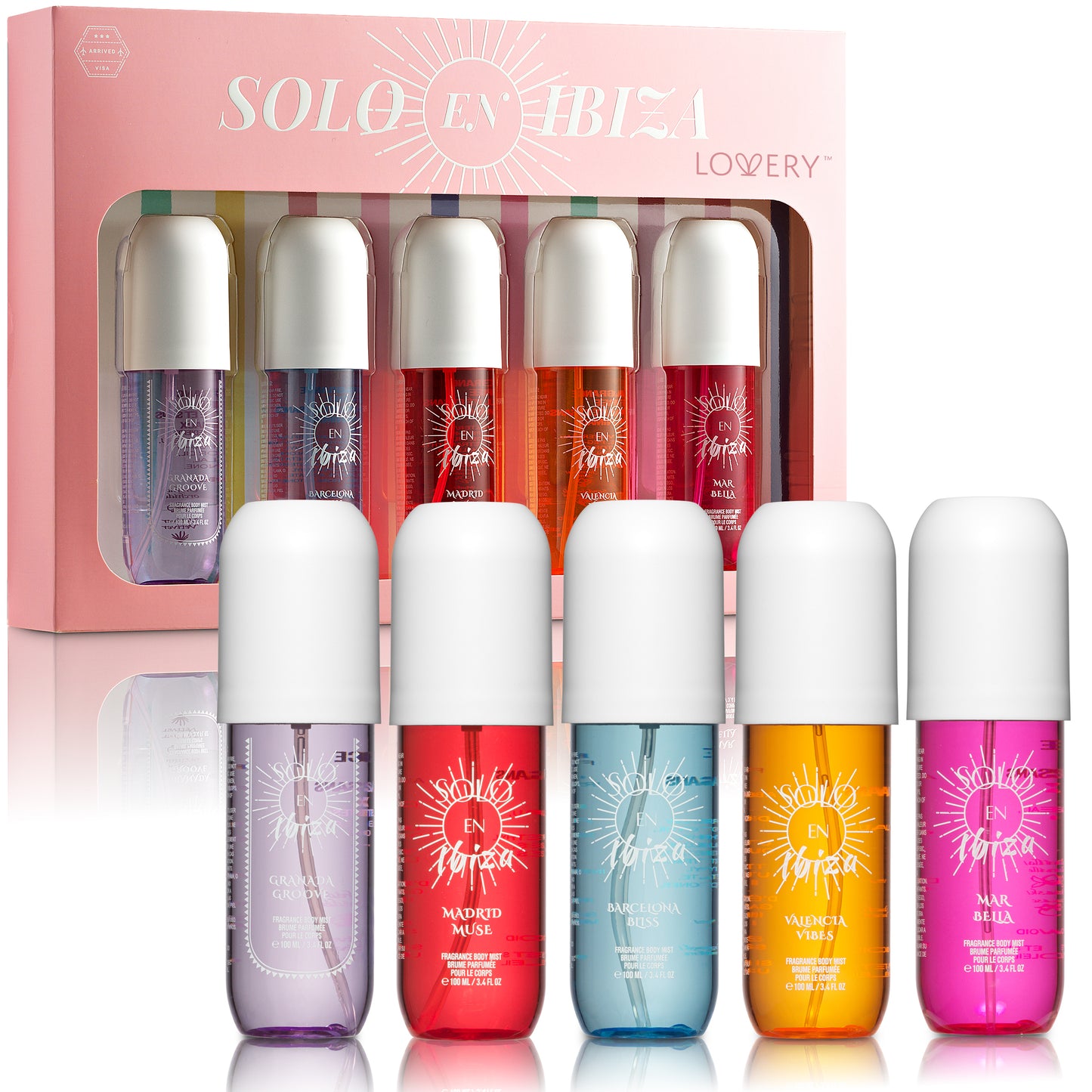 5-Pc. Solo En Ibiza Fragrance Body Mist Gift Set