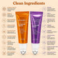 Lovery Korean Skincare Eye Roller Serum Duo - Collagen + Retinol & Vitamin C Brightening Under Eye Treatment Set
