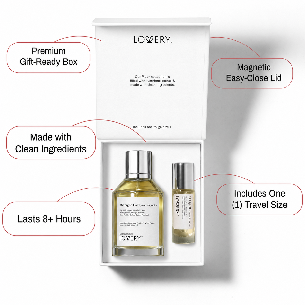 Midnight Haze Eau de Parfum - 2Pc Floral Gourmand Gift Set