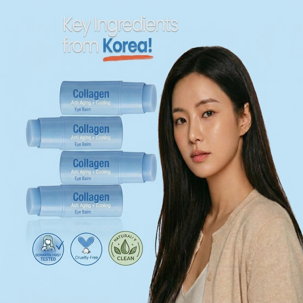 Hyaluronic Hydration-Boosting Eye Balm – Korean Skin Care Moisture & Line-Smoothing Treatment