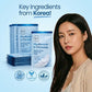 Lovery Hyaluronic & Ceramide Under Eye Masks - Korean Skincare Hydrating Eye Pad Set - 5 pairs
