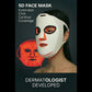 5D Liquid Silicone LED Light Therapy Face Mask - Red, Blue & Near-Infrared Light - Skin Rejuvenation & Acne Care