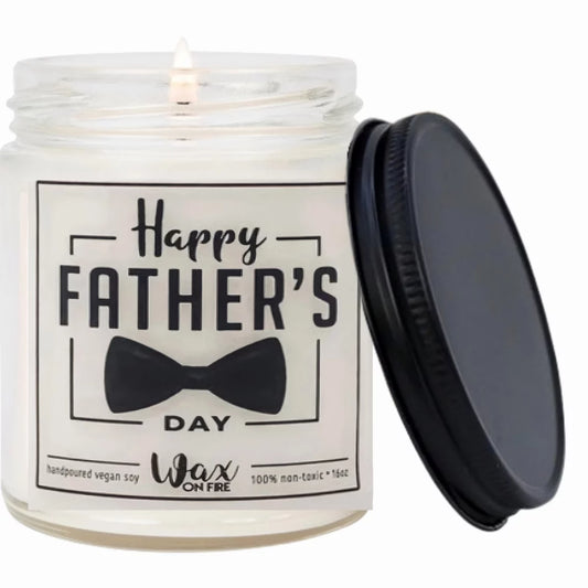 Lovery Fathers Day Vanilla Scented Candle Gift, 10oz Soy Wax