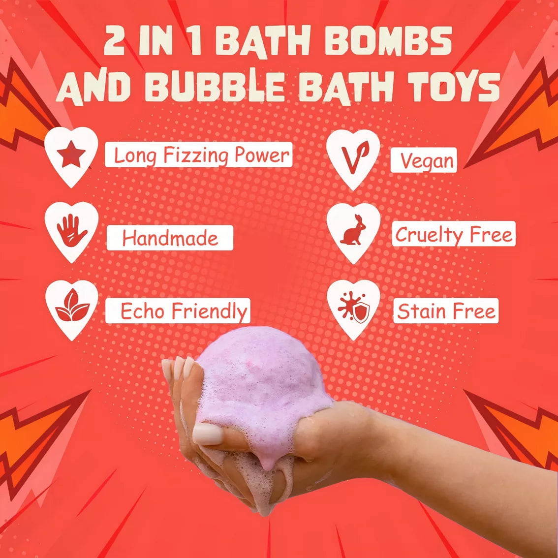 Lovery 12-Pc. Unicorn Bath Bombs Gift Set with Surprise Toy