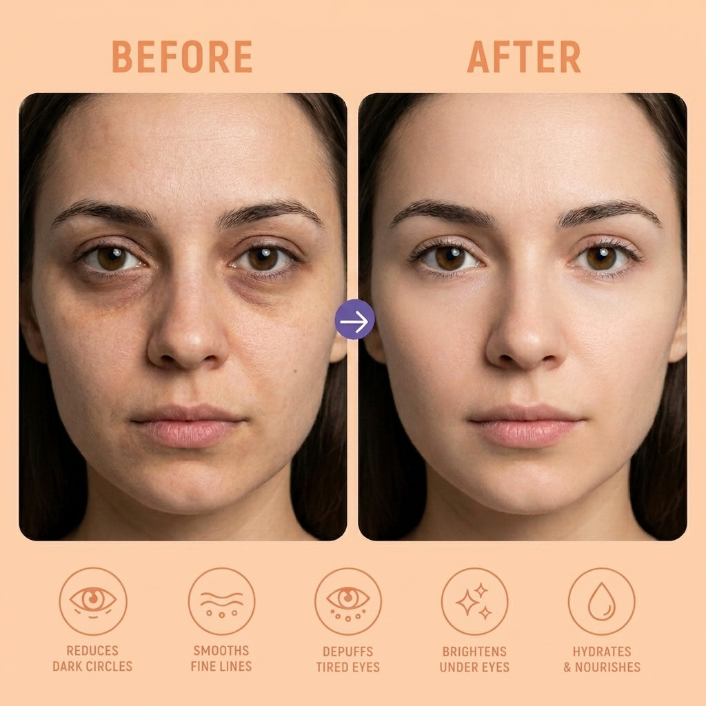 Lovery Vitamin C & Collagen Brightening Eye Cream - Korean Skincare Radiance & Firming Eye Treatment