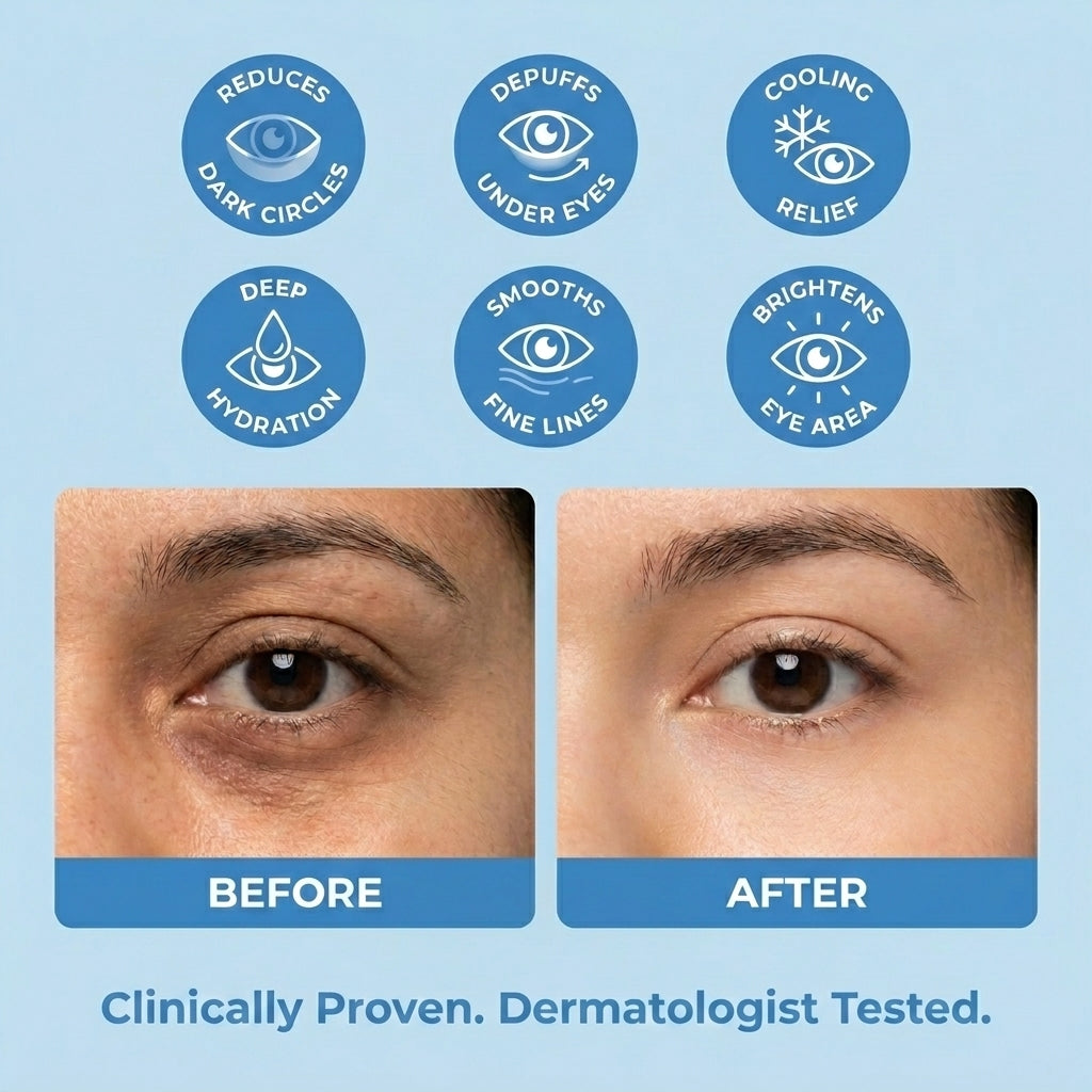 Hyaluronic Hydration-Boosting Eye Balm – Korean Skin Care Moisture & Line-Smoothing Treatment