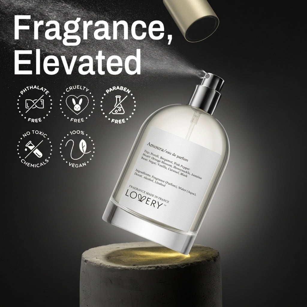 LoveryPlus Amoura Eau de Parfum 3pc. Fragrance Gift Set - Inspired by Kilian Love, Don’t Be Shy, 3.4 fl oz Perfume Spray