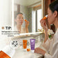 Lovery Korean Skincare Eye Roller Serum Duo - Collagen + Retinol & Vitamin C Brightening Under Eye Treatment Set