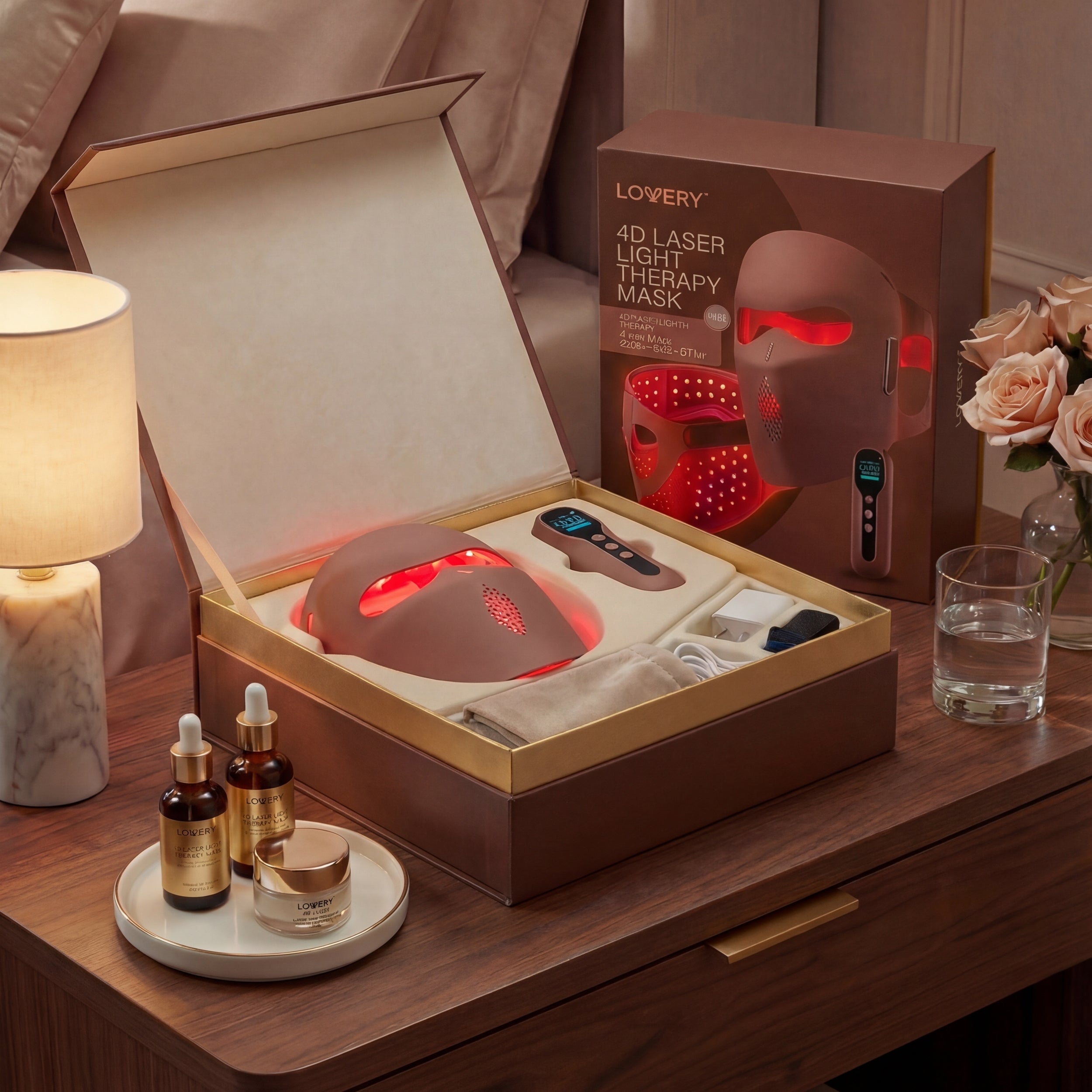 4D Laser Light Therapy Face Mask - 8 x More powerful than LED