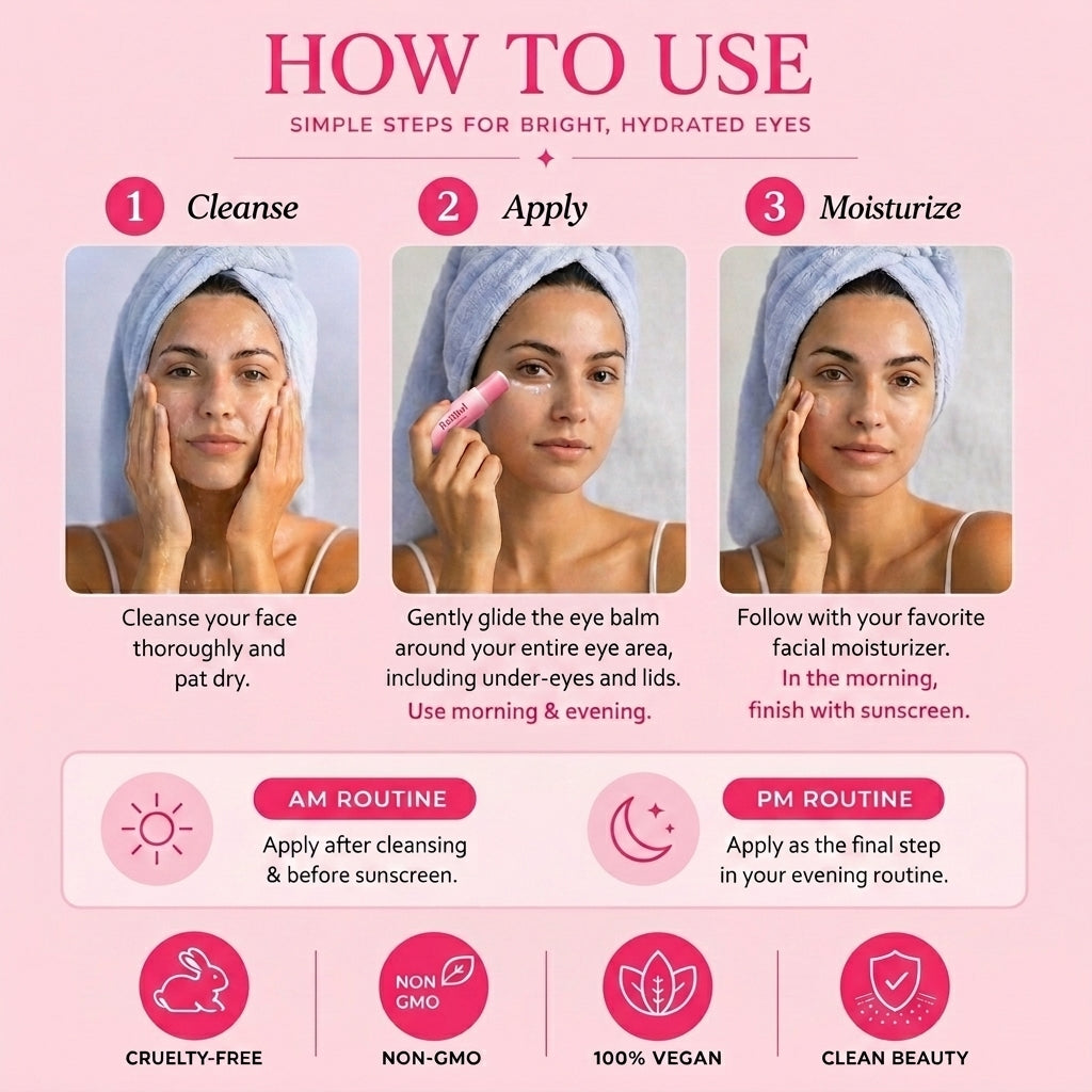 Lovery Retinol Tightening + Illuminating Eye Balm - Korean Skincare Anti-Aging Stick