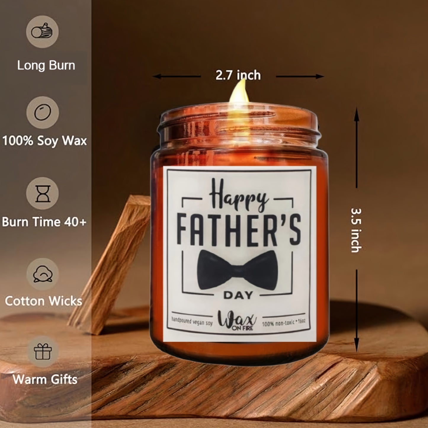 Fathers Day Gifts from Daughter & Son, Funny Dad Birthday Gifts, Unique Birthday Gifts for Men, Father’s Day Gifts. Gifts for Men, Gifts for Dad, 9oz Scented Candles, Lavender Soy Candle