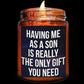 Fathers Day Gifts, Gifts for Dad, Gifts for Mom from Daughter & Son, Father's Day Gifts from Son, Birthday Gifts for Mom, Dad, Women, Men, Lavender Candle Gifts, Mom Gifts, Mens Gift, 9oz Soy Candles