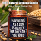 Fathers Day Gifts, Gifts for Dad, Gifts for Mom from Daughter & Son, Father's Day Gifts from Son, Birthday Gifts for Mom, Dad, Women, Men, Lavender Candle Gifts, Mom Gifts, Mens Gift, 9oz Soy Candles