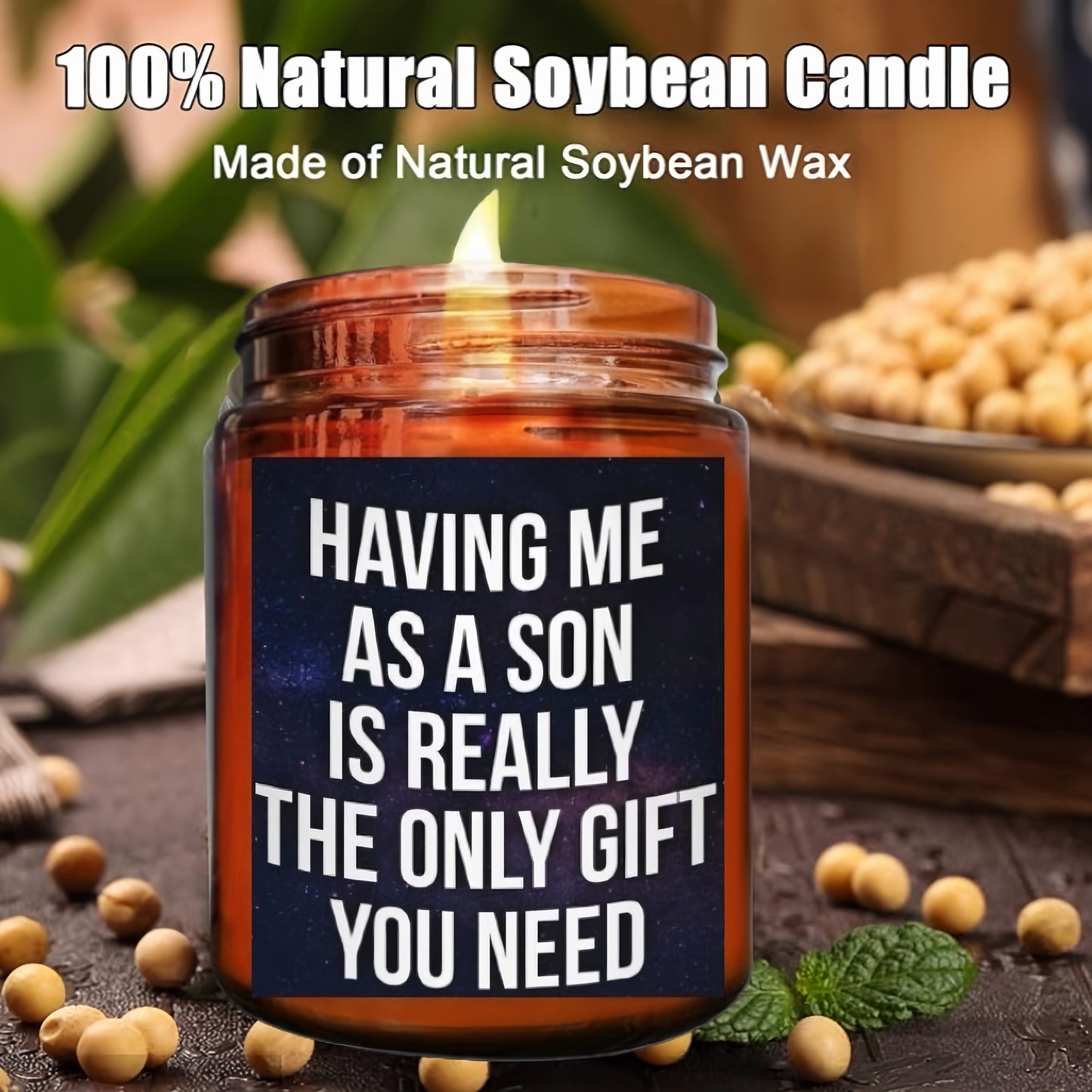 Fathers Day Gifts, Gifts for Dad, Gifts for Mom from Daughter & Son, Father's Day Gifts from Son, Birthday Gifts for Mom, Dad, Women, Men, Lavender Candle Gifts, Mom Gifts, Mens Gift, 9oz Soy Candles