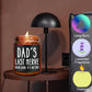 Fathers Day Gifts from Daughter & Son, Dads Last Nerve Candle, Gifts for Dad Who Want Nothing, Birthday Gifts for Men, Dad, Stepdad, Father, Men Gifts Ideas, 9oz Scented Candles, Lavender Soy Candle