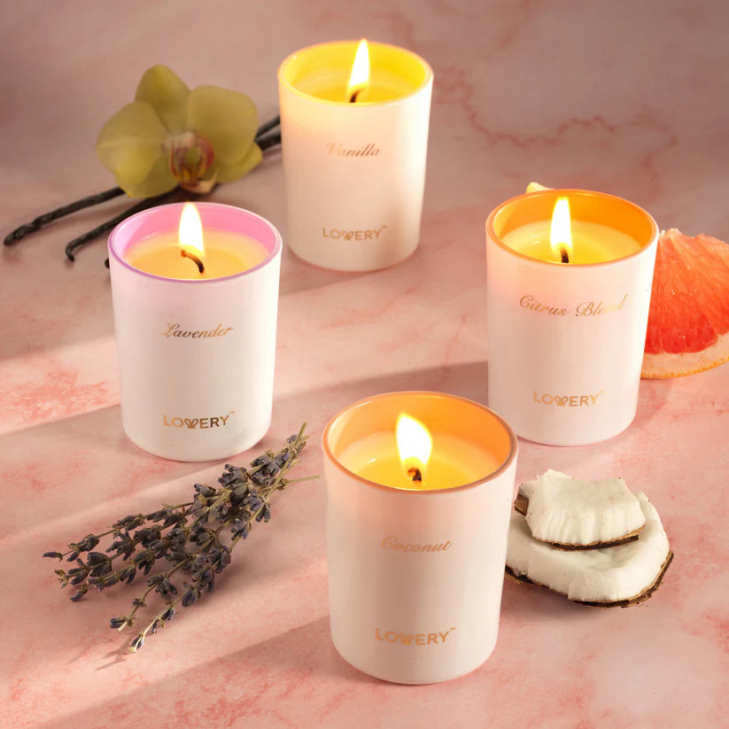 2025 Advent Calendar Candle Gifts - 12pc Aromatherapy Scented Candles, Pen, Wick Trimmer & Calendar