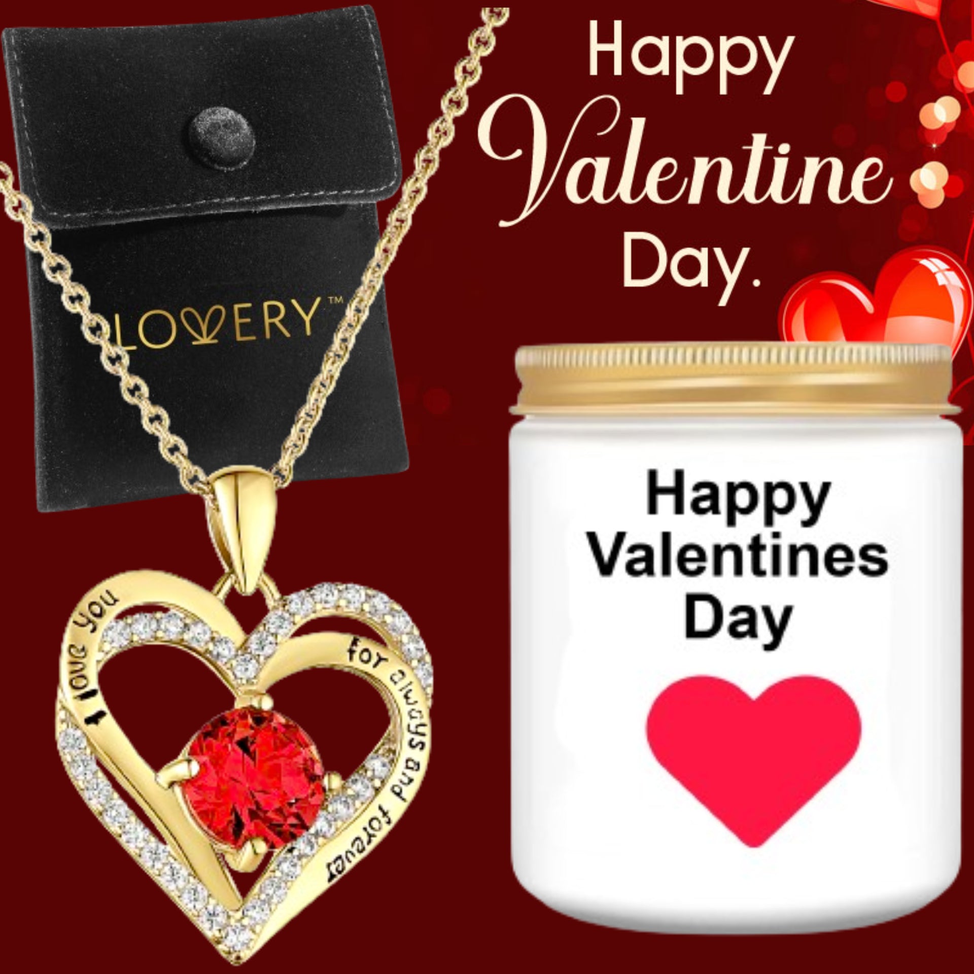 Valentine's Day Necklace, Letter Locket Necklace, Envelope Locket, Gif –  Susabella