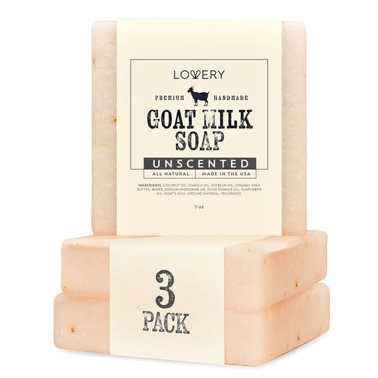 Goat Milk Soap Bars - Unscented, 3-Pk.