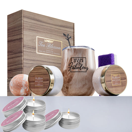 Tea Blossom Care Package - 11Pc Deluxe Personalized Gift Set