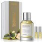 LoveryPlus Classic Rouge Eau de Parfum 3pc. Fragrance Gift Set - Inspired by Maison Francis Kurkdjian Baccarat Rouge 540, 3.4 fl oz Perfume Spray